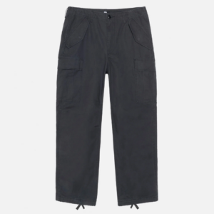 BLACK MILITARY CARGO PANT RIPSTOP